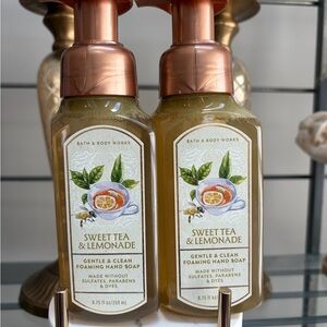 Bath & Body Works Sweet Tea & Lemonade Foaming Hand Soap Duo NWT Spring 2026